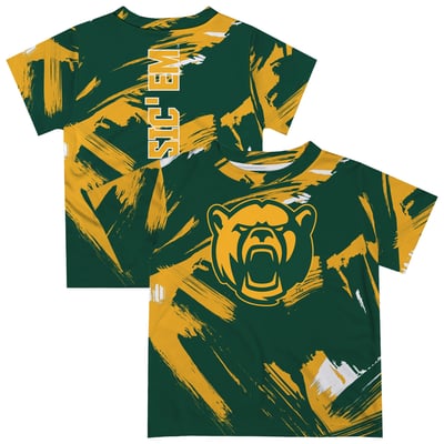  Baylor Bears Vive La Fete Newborn & Infant Paint Brush T-Shirt - Green