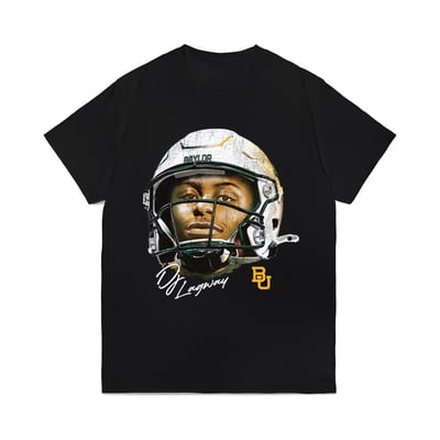 DJ Lagway Baylor Bears Unisex Game Face NIL T-Shirt - Black