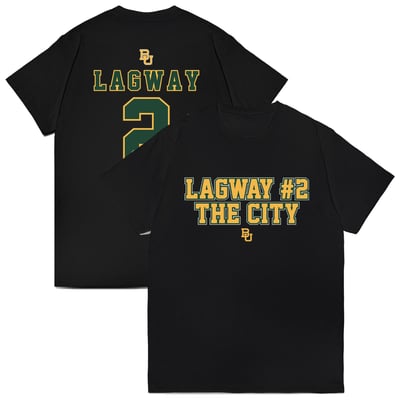 DJ Lagway Baylor Bears Unisex The City NIL T-Shirt - Black