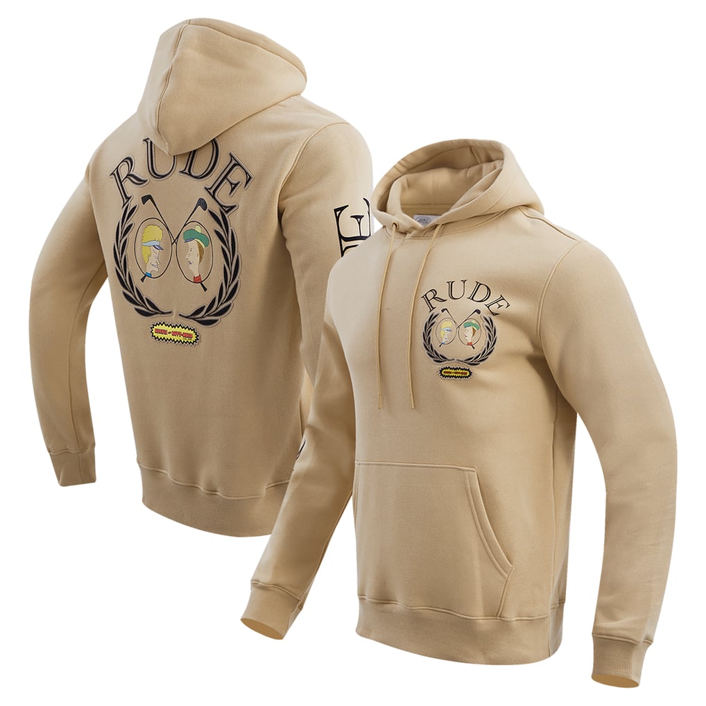 Beavis and Butt-Head Freeze Max Rude Pullover Hoodie - Tan