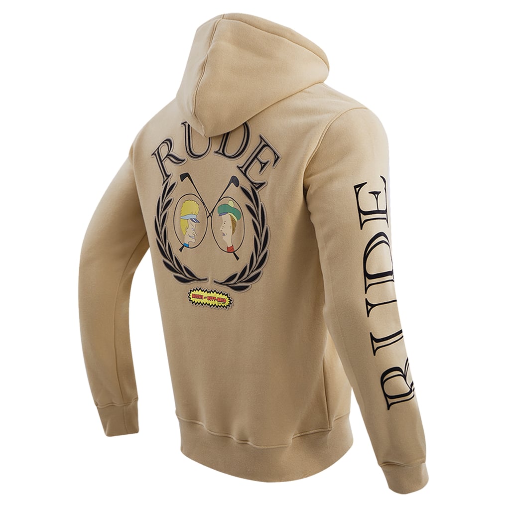 Beavis and Butt-Head Freeze Max Rude Pullover Hoodie - Tan
