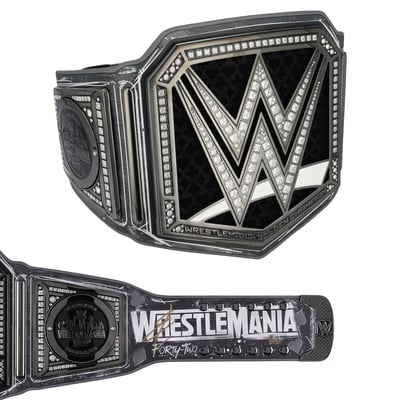 Becky Lynch WWE Autographed Fanatics Authentic WrestleMania 42 Golden Replica Title Belt - Limited Edition #10/10 