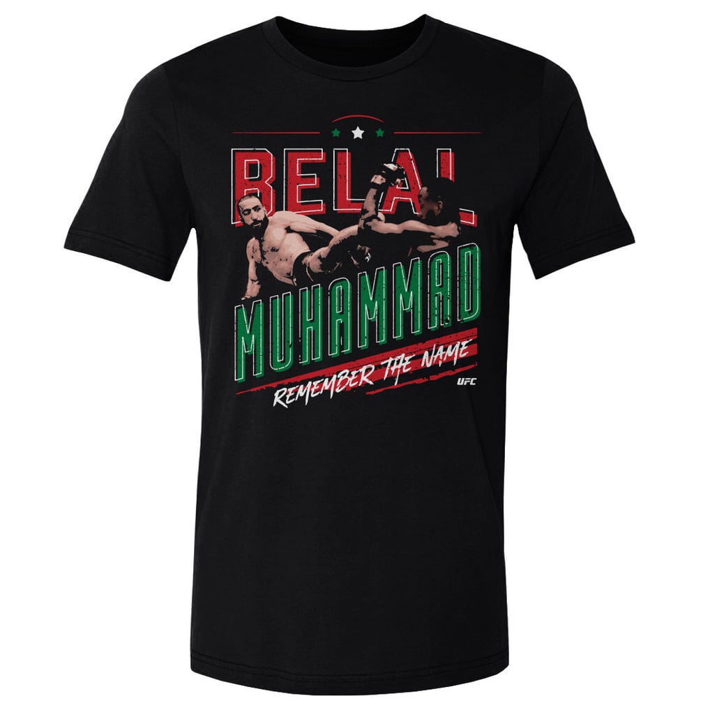  Belal Muhammad Remember The Name T-Shirt - Black