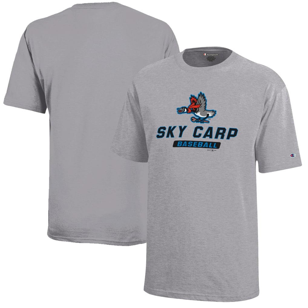 Beloit Sky Carp Champion Youth Jersey T-Shirt - Gray