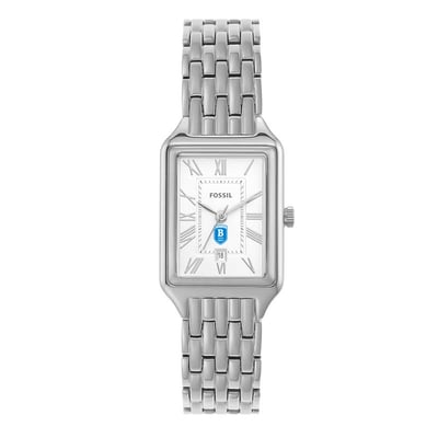 Bentley Falcons Fossil Women's Raquel Three-Hand Date Stainless Steel Watch