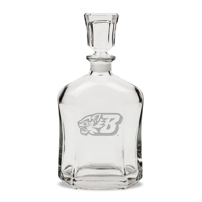 Binghamton Bearcats 23.75oz. Crystal Whisky Decanter