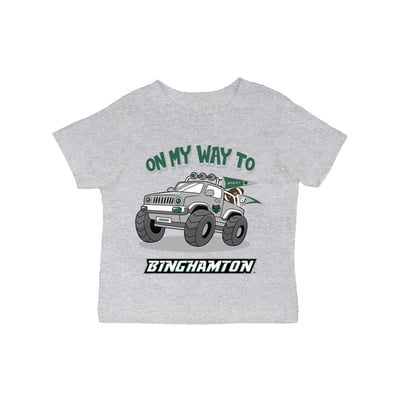Binghamton Bearcats Vive La Fete Infant On My Way T-Shirt - Gray