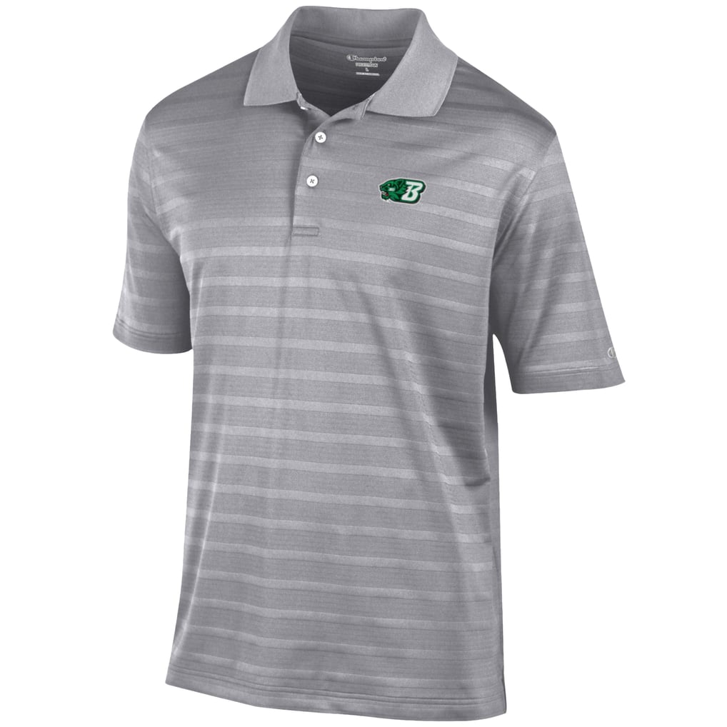 Binghamton Bearcats Champion Textured Solid Polo - Gray