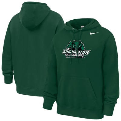 Binghamton Bearcats Nike Club Fleece Hoodie - Green