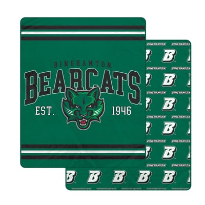 Binghamton Bearcats Pegasus Legacy Arch Double-Sided 60" x 70" Blanket