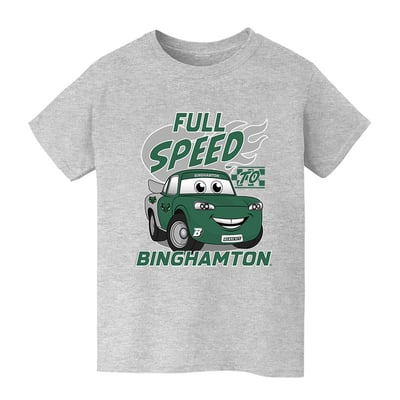  Binghamton Bearcats Vive La Fete Youth Full Speed T-Shirt - Gray