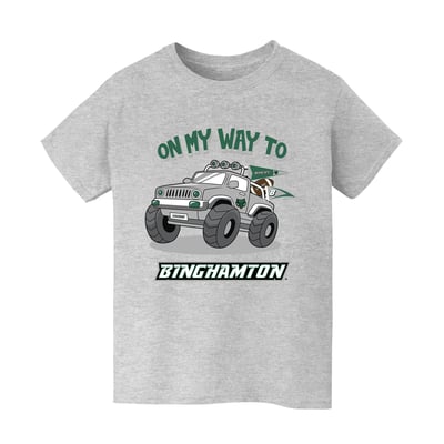 Binghamton Bearcats Vive La Fete Youth On My Way T-Shirt - Gray