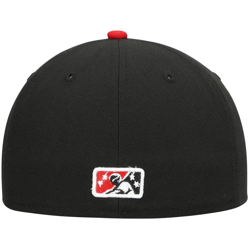 Birmingham Barons New Era Alternate Logo 2 Authentic Collection 59FIFTY Fitted Hat - Black