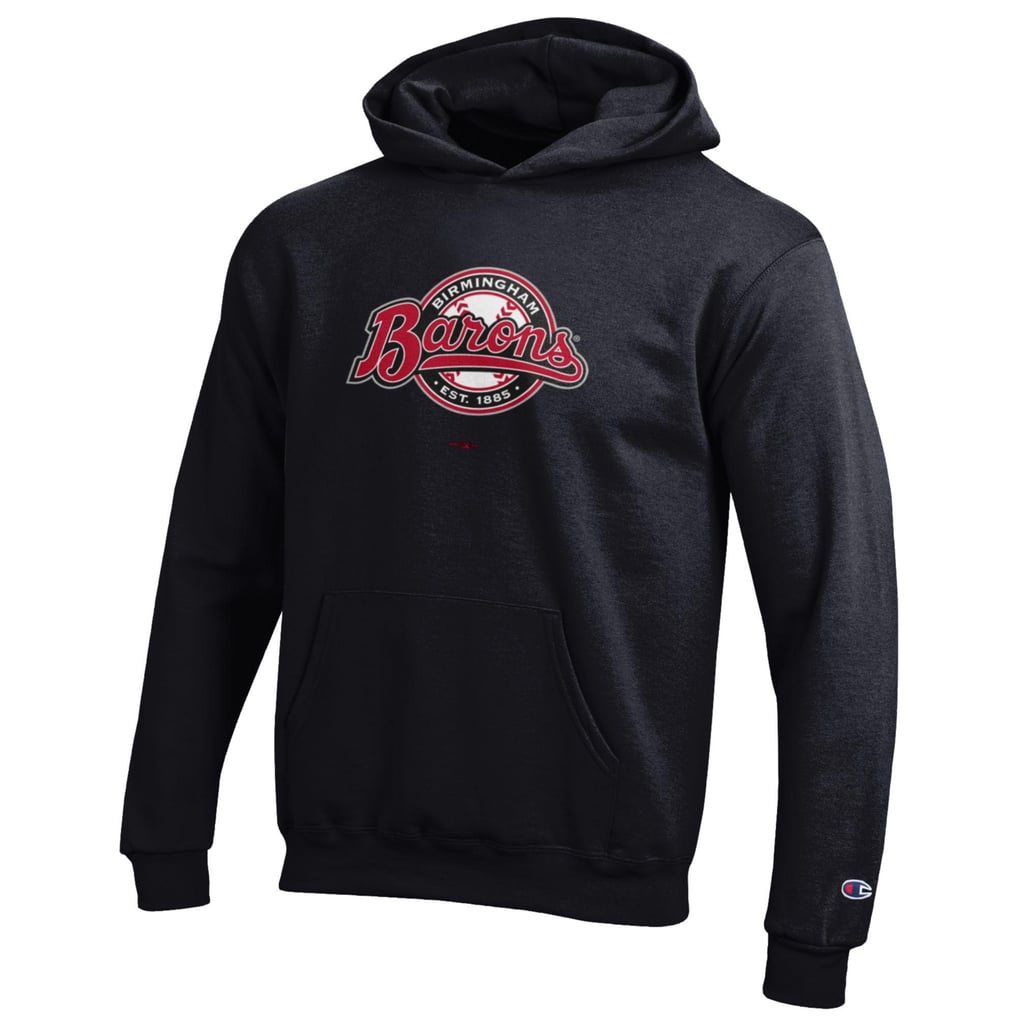 Birmingham Barons Champion Youth Eco Powerblend Pullover Hoodie - Black