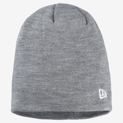  Blank Hats New Era Basic Knit Hat - Heather Gray