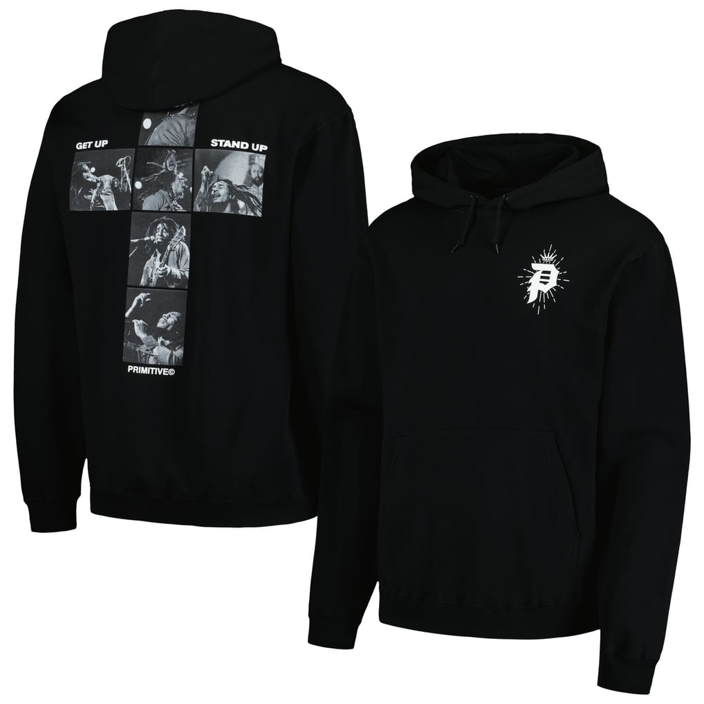 Bob Marley Primitive Apparel Unisex King Pullover Hoodie - Black