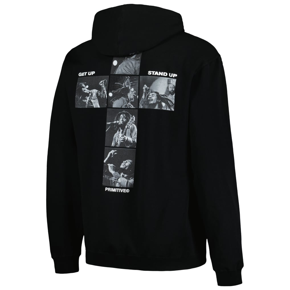 Bob Marley Primitive Apparel Unisex King Pullover Hoodie - Black