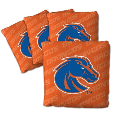 Boise State Broncos Fanpoint Four-Piece Cornhole Bag Set