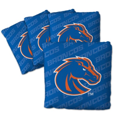 Boise State Broncos Fanpoint Four-Piece Cornhole Bag Set