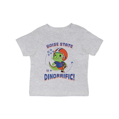 Boise State Broncos Vive La Fete Infant Dinorrific T-Shirt - Gray