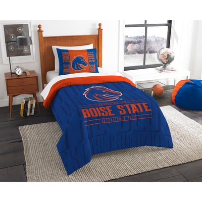 Boise State Broncos The Northwest Company Modern Take Twin Comforter Set