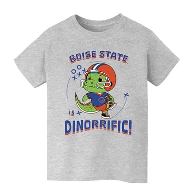 Boise State Broncos Vive La Fete Youth Dinorrific T-Shirt - Gray