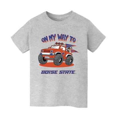 Boise State Broncos Vive La Fete Youth On My Way T-Shirt - Gray