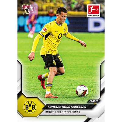 Konstantinos Karetsas - 2026-27 Bundesliga Topps NOW® - Card 9