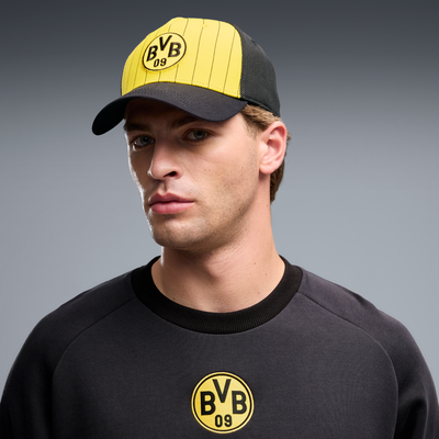  Borussia Dortmund Puma King Adjustable Trucker Hat - Yellow/Black