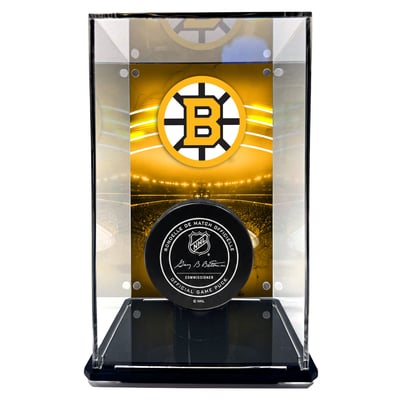  Boston Bruins Fanatics Authentic Tall Puck Display Case with Image