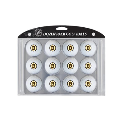 Boston Bruins 12-Pack Team Golf Ball Set