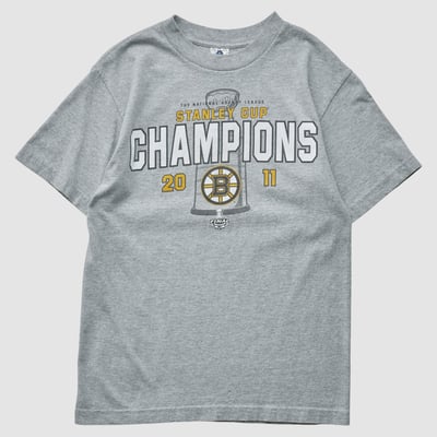 Boston Bruins Al Style 2011 T-shirt - Heather Gray - S by Fanatics Real Vintage