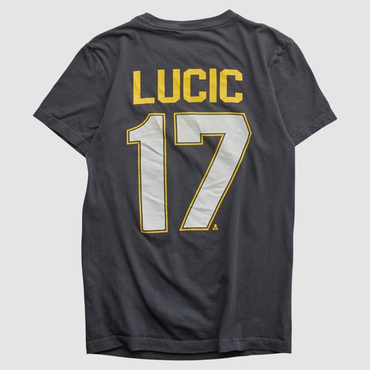 Boston Bruins Knights Apparel 2010s T-shirt - Black - XS by Fanatics Real Vintage