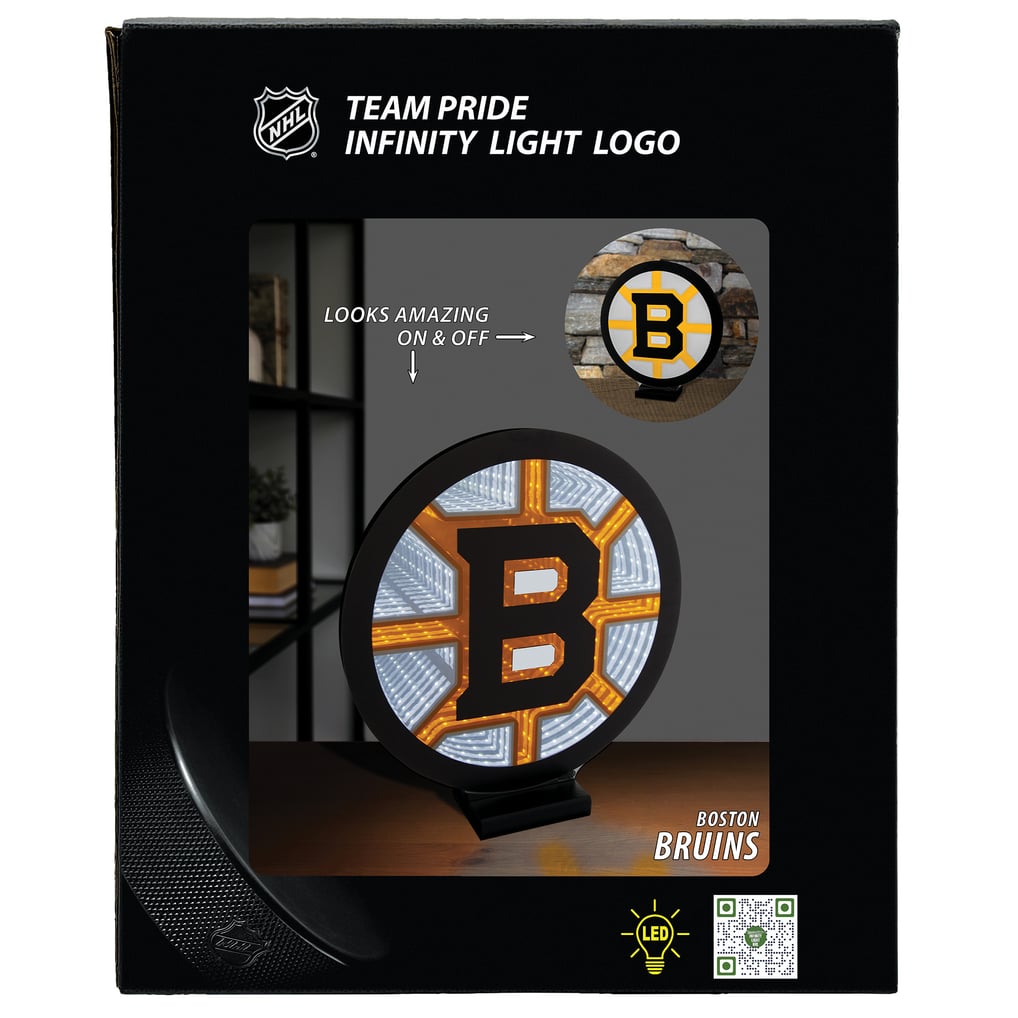 Boston Bruins LED Infinity Logo Light