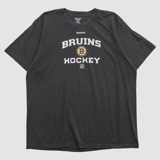 Boston Bruins Reebok 2010s T-shirt - Black - 2XL by Fanatics Real Vintage