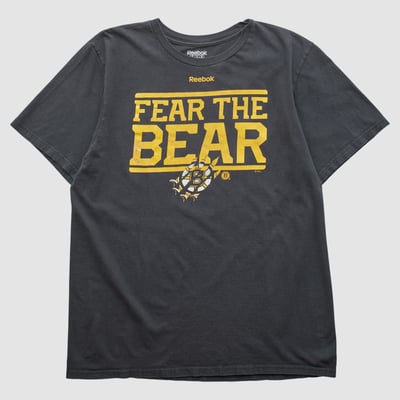 Boston Bruins Reebok 2010s T-shirt - Black - M by Fanatics Real Vintage