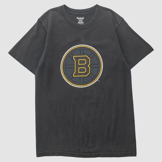 Boston Bruins Reebok 2010s T-shirt - Black - S by Fanatics Real Vintage