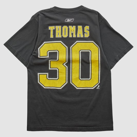Boston Bruins Reebok 2010s T-shirt - Black - S by Fanatics Real Vintage