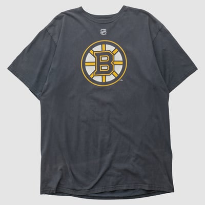 Boston Bruins Reebok 2010s T-shirt - Charcoal - XL by Fanatics Real Vintage