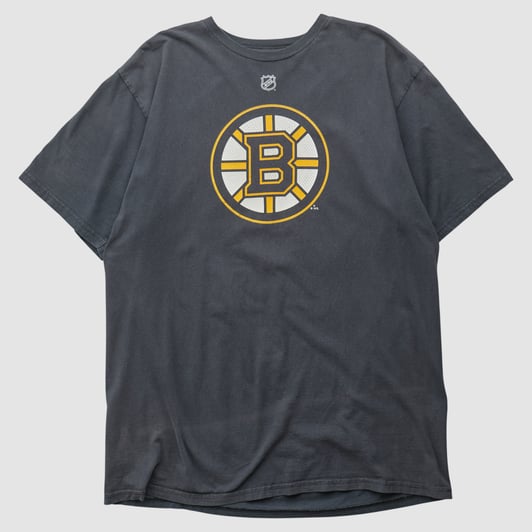 Boston Bruins Reebok 2010s T-shirt - Charcoal - XL by Fanatics Real Vintage