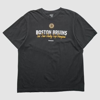 Boston Bruins Reebok 2011 T-shirt - Black - L by Fanatics Real Vintage