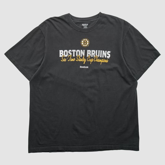 Boston Bruins Reebok 2011 T-shirt - Black - L by Fanatics Real Vintage