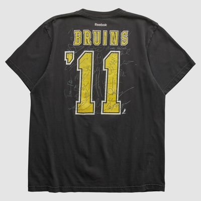 Boston Bruins Reebok 2011 T-shirt - Black - L by Fanatics Real Vintage