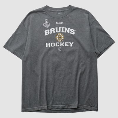 Boston Bruins Reebok 2013 T-shirt - Dark Heather Gray - L by Fanatics Real Vintage