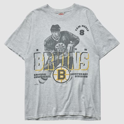 Cam Neely Nutmeg Mills 90s T-shirt - Heather Gray - S by Fanatics Real Vintage