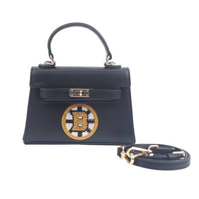 Boston Bruins FABGATING by Cuce Team Color Vegan Leather Mini Purse