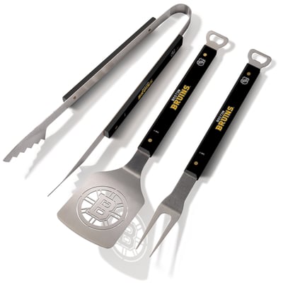 Boston Bruins Fanpoint Spirit Series 3-Piece BBQ Set