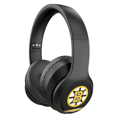 Boston Bruins Keyscaper Stripe Wireless Bluetooth Headphones With Case