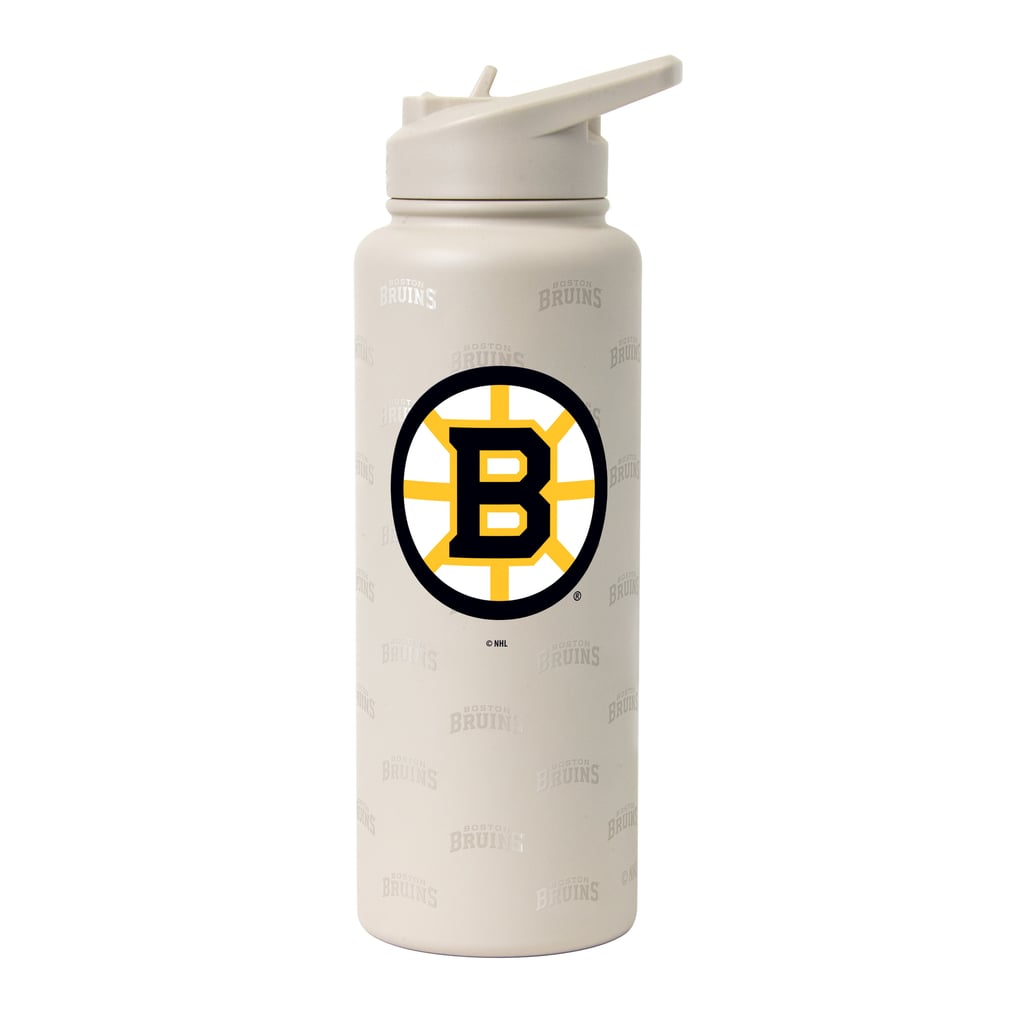 Boston Bruins Logo Brands 34oz. Sand Ghost Quencher Bottle