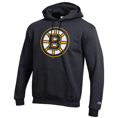 Boston Bruins Champion Primary Logo Pullover Hoodie - Black